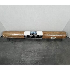 Art Works Vinyl Wallcovering HW26153 Tan Grasscloth Wallpaper Roll NEW